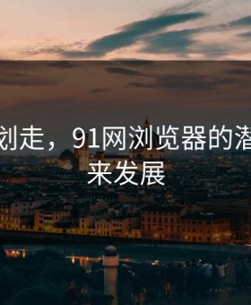 别急着划走，91网浏览器的潜力与未来发展